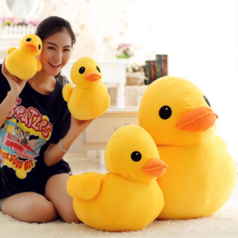 20cm 8" Lovely Yellow Duck Stuffed Animal Plush Soft Toys Cute Doll Pillow Gift 