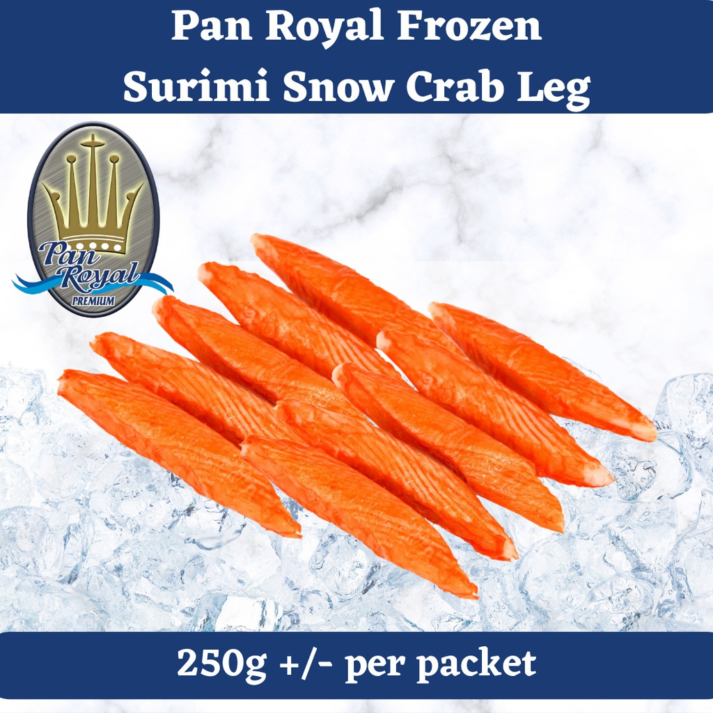 [PAN ROYAL] Frozen Surimi Snow Crab Leg 250g Shopee Singapore