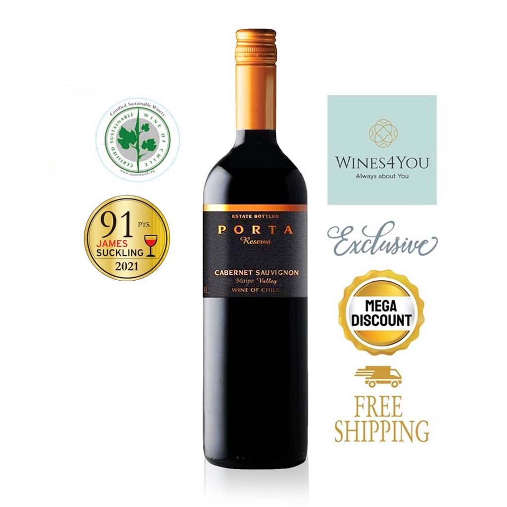 Porta Reserva Cabernet Sauvignon 2020, Maipo Valley