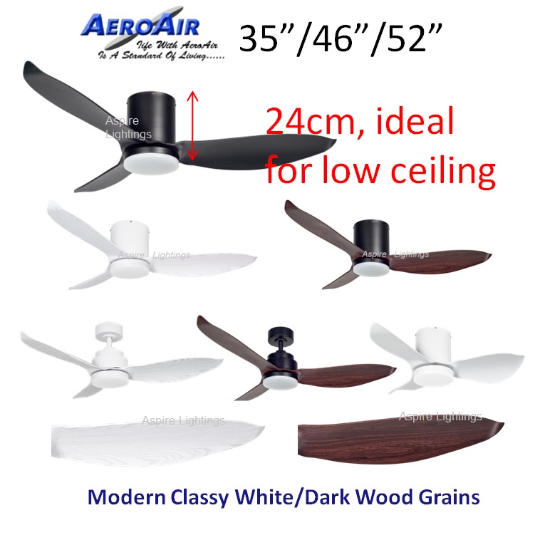 Small Ceiling Hugging Fans Shelly Lighting