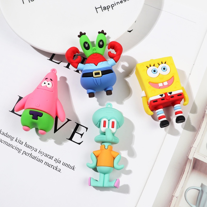 Cartoon Spongebob Squarepants Pie Daxing Keychain Pendant Octopus ...