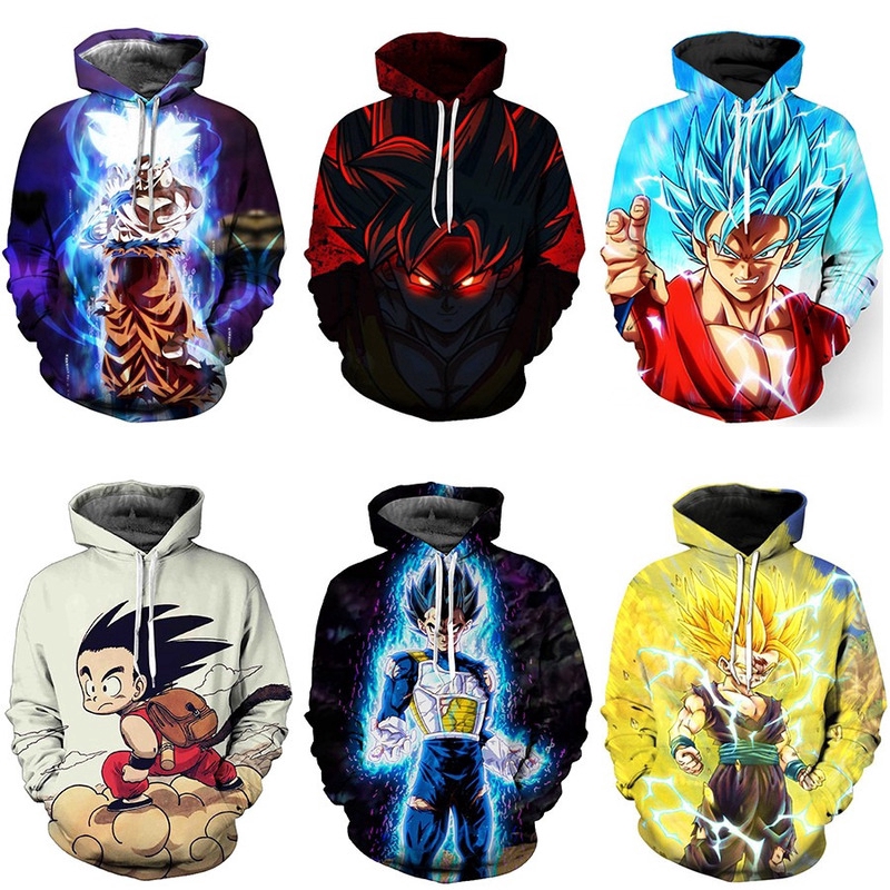 dragon ball z hoodie vegeta