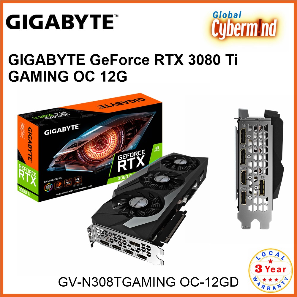 Gigabyte Geforce Rtx 3080 Ti Gaming Oc 12gb Gddr6x [gv N308tgaming Oc