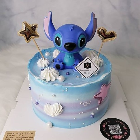 Shop Malaysia Stitch Cartoon Figures Doll Collector Gift Birthday Cake Decoration Cake Topper 史迪奇卡通公仔娃娃吊坠 蛋糕摆件 Shopee Singapore