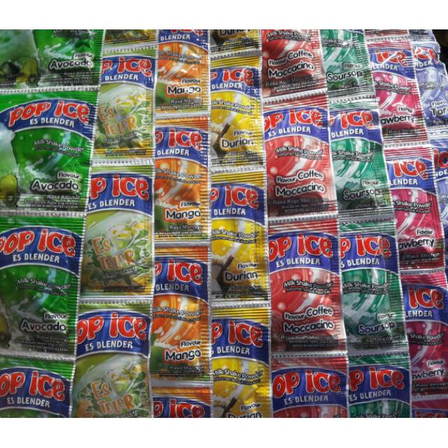 Pop Ice Blender 1 Crispy Contents 10 Pcs Pop Ice Es Blender 1 Reneng