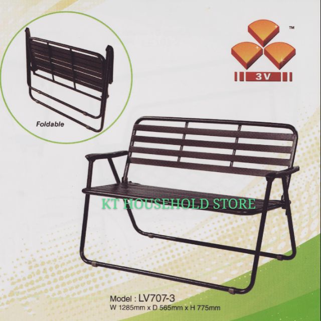 4ft 3v Foldable Outdoor Bench Chair Outdoor Chair Bench Chair