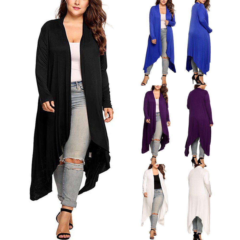 plus size maxi cardigans