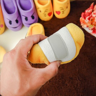 Children Kids Fashion Indoor Soft Bottom Cute Expression Cotton Casual Slippers #7