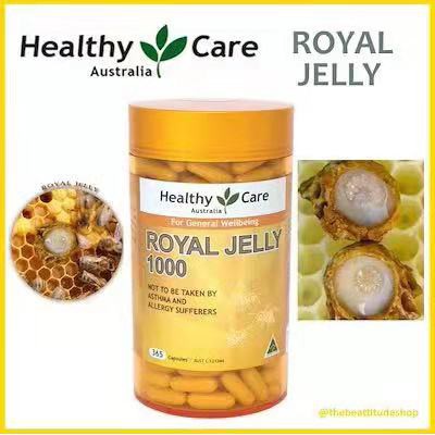 Healthy Care Royal Jelly 1000 365 Capsules Exp 01 24 Shopee Singapore