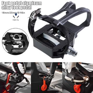 stationary bike with clip in pedals