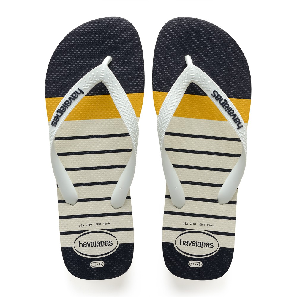 mens white havaianas flip flops