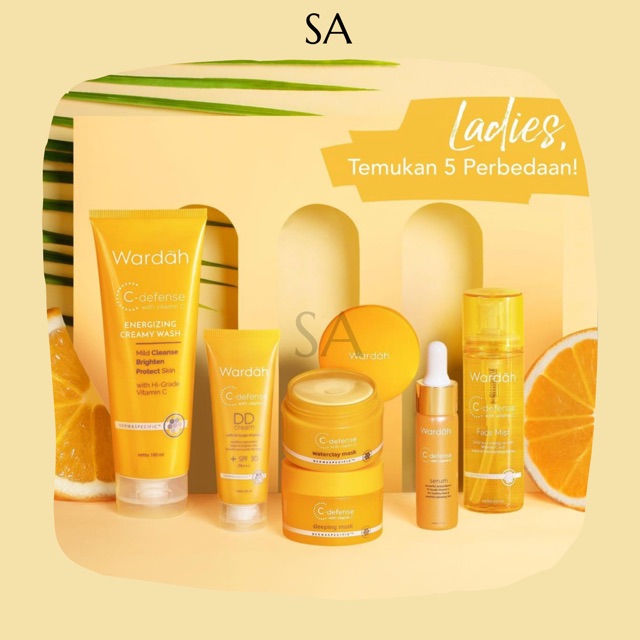 Wardah C Defense Series Wardah C Defense Unit Package Shopee Singapore