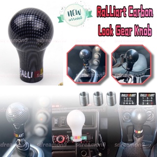 [Shop Malaysia] ralliart carbon look manual automatic transmission gear shift knob for mitsubishi for universal