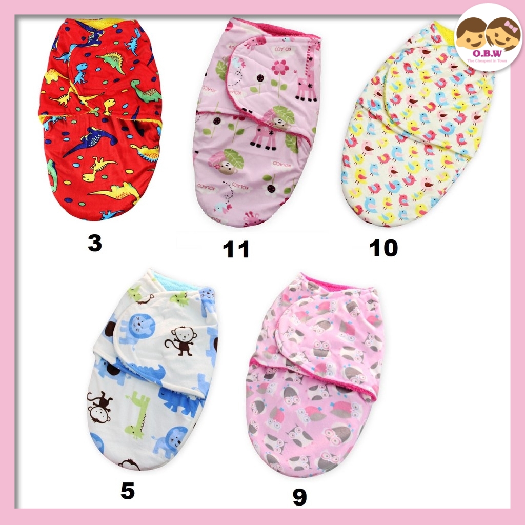 fleece velcro swaddle