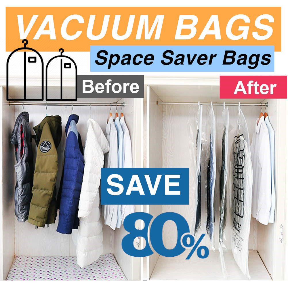 space saving bags for clothes