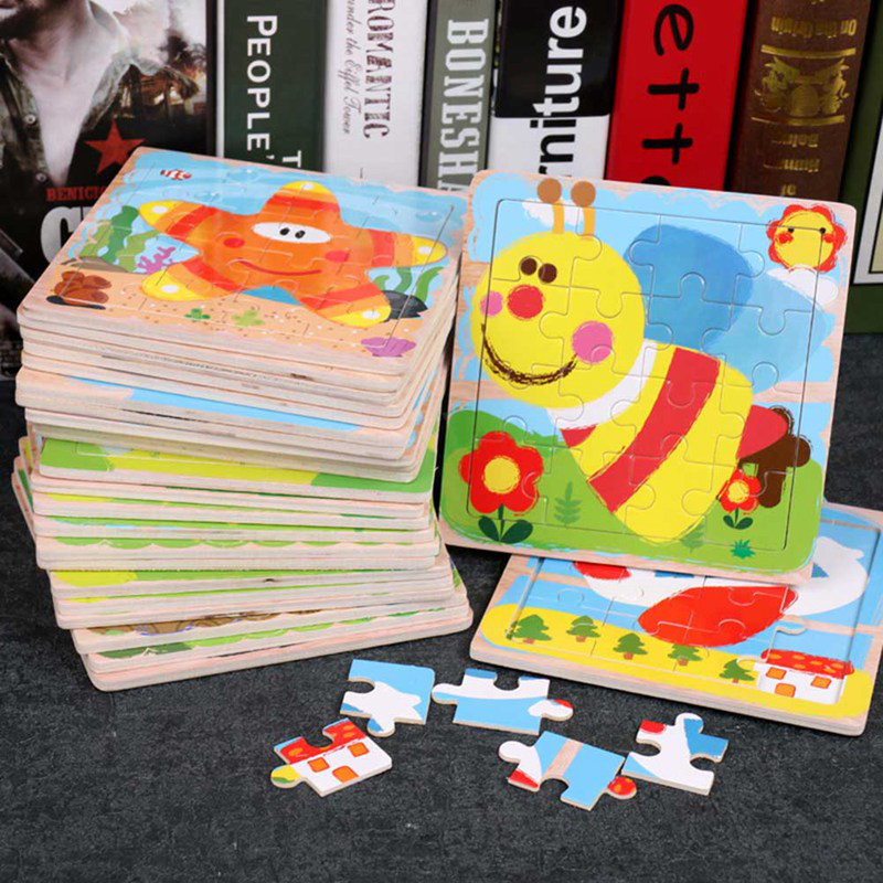 wooden puzzles for toddlers