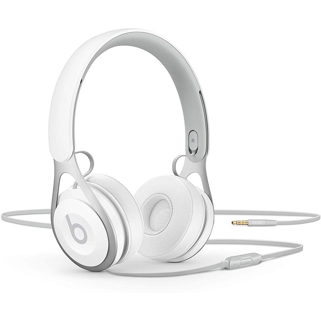 white headphones wired