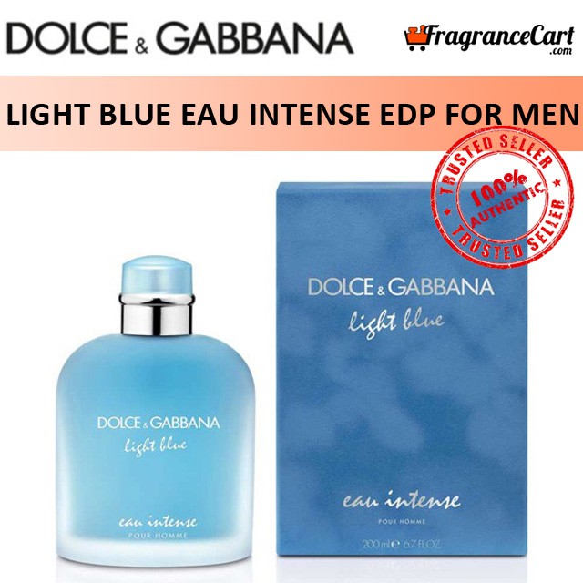 light blue intense man