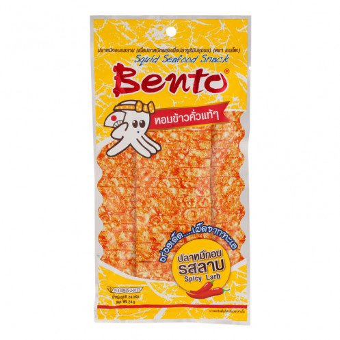 HALAL BENTO SQUID SEAFOOD SNACK SPICY LARB FLAVOUR SIZE 20 ...