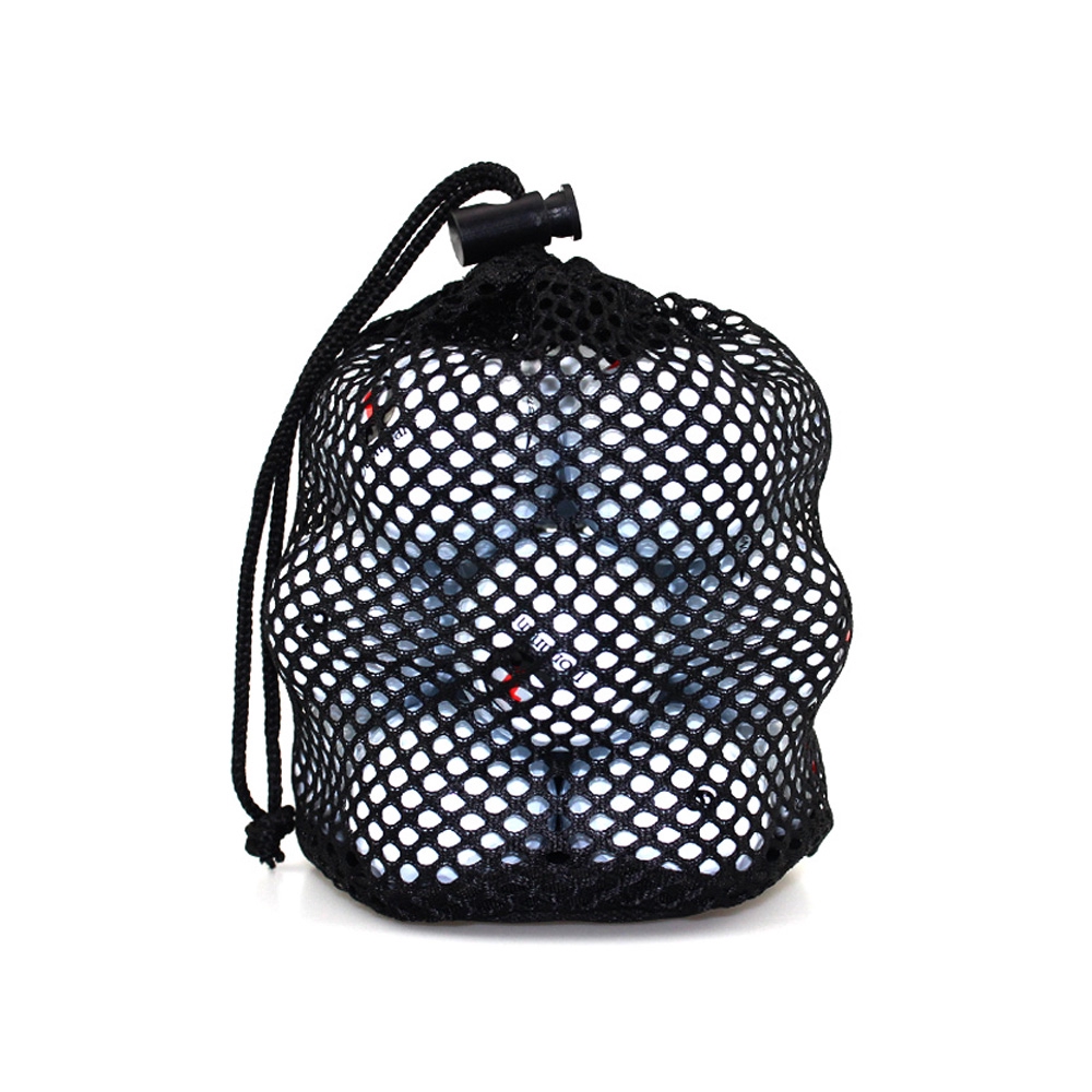 1Pcs 17x12cm Nylon Mesh Golf Ball Bag Drawstring Golf Pouch 16 Golf