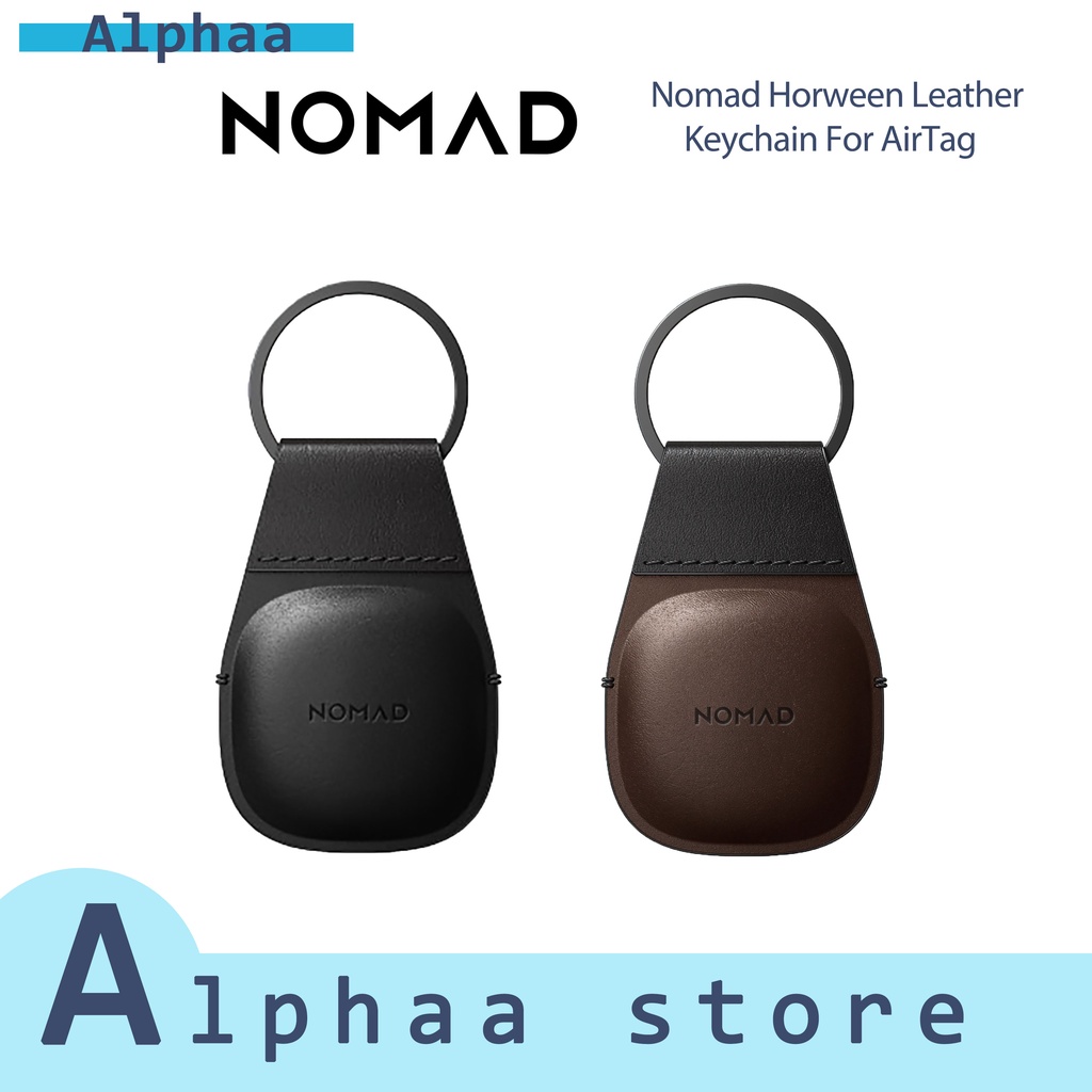 NOMAD Horween Leather Keychain For AirTag Shopee Singapore