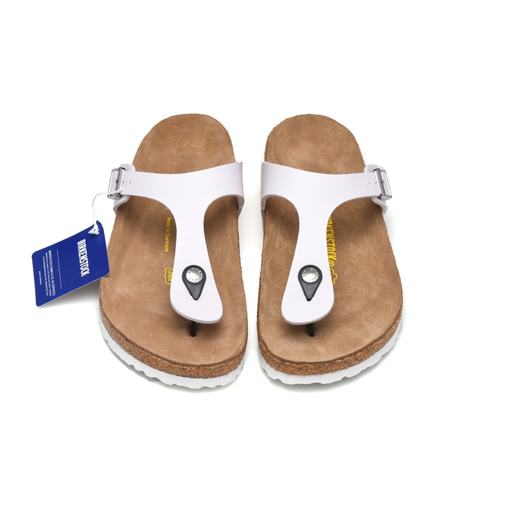 Birkenstocks Cork Flip Flops Men Women Leather Slipper Sandal Beach Shoes Shopee Singapore