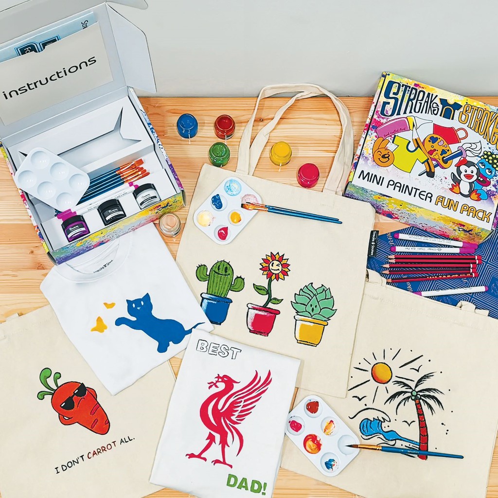 Mega Painting Fiesta DIY Fabric Painting Kit Shopee Singapore