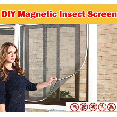 Diy Magnetic Mosquito Insect Screen Kit Window Netting Mosquito