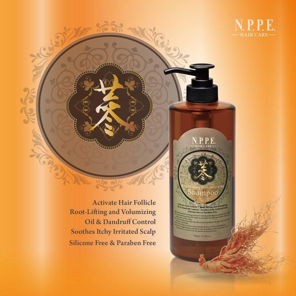 Red Ginseng Shampoo For Oily Scalp And Hair Loss Ginseng Extract