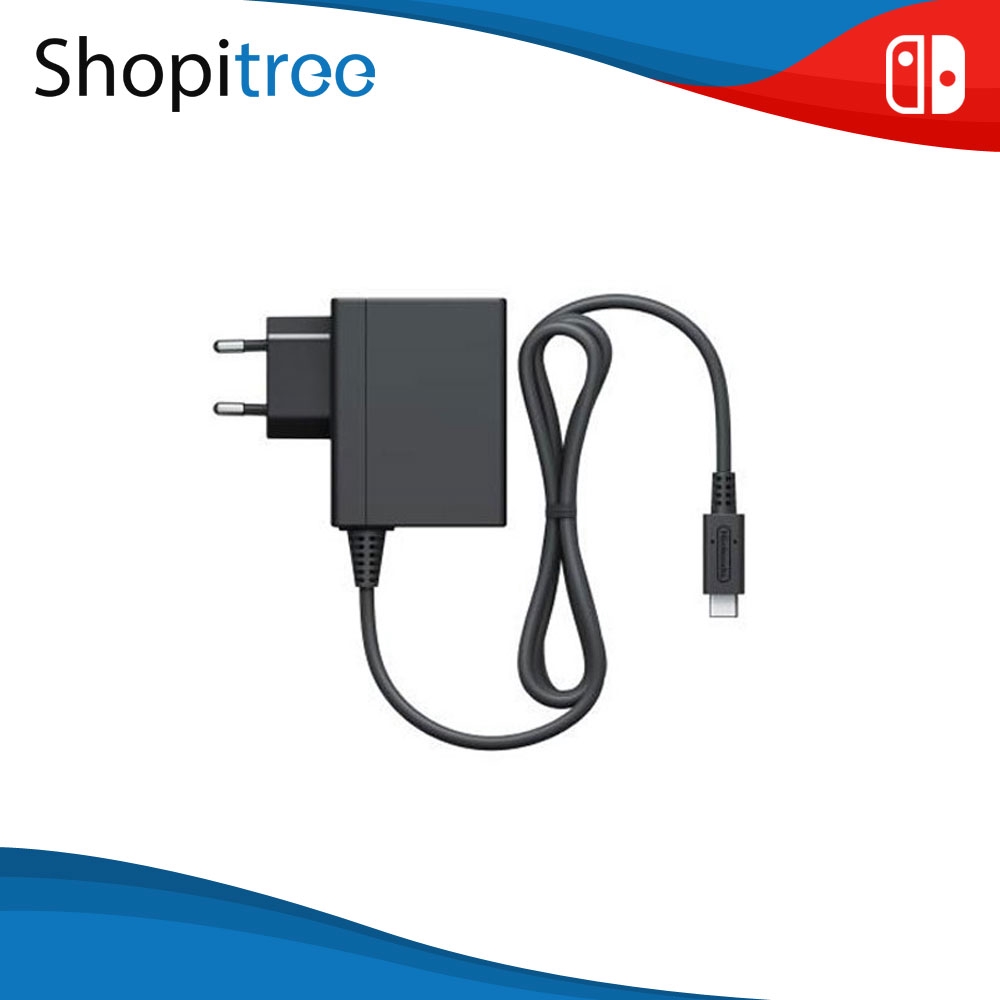 Nintendo Switch Original Ac Adapter 2 Round Pins Loose Pack Shopee Singapore