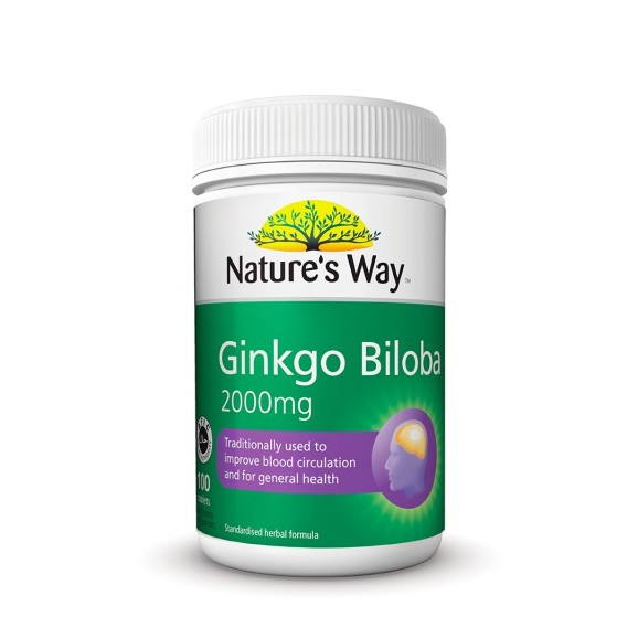 Nature's Way Ginkgo Biloba 2000mg (100's) Shopee Singapore