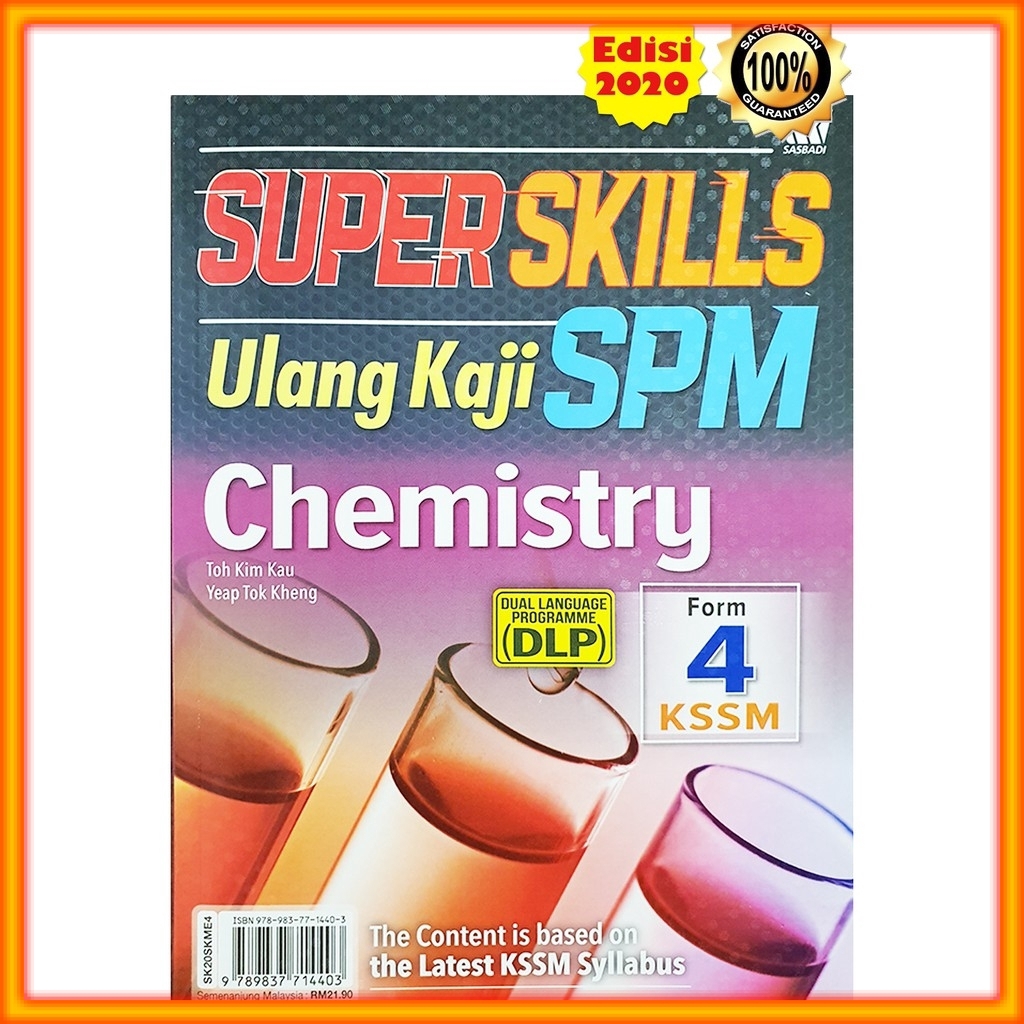 Rujukan Book Super Skills Re Written Kssm Spm Chemistry Form 4 Dlp Shopee Singapore