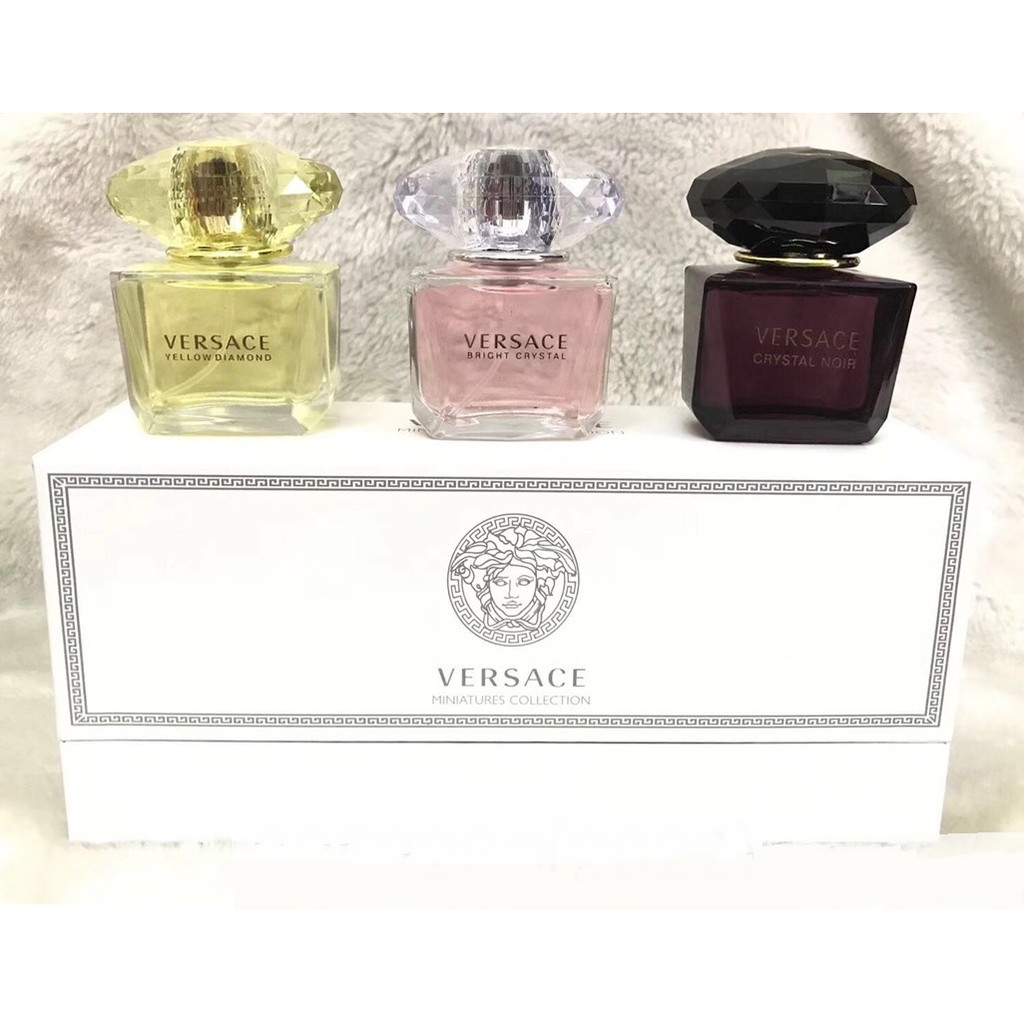 Versace Perfume Miniature Gift Set 3 In 