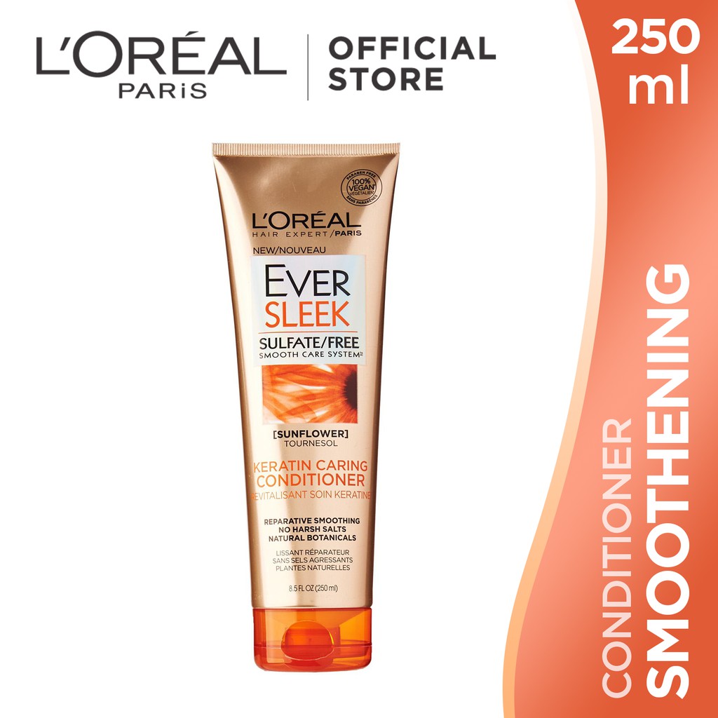 L Oreal Paris Eversleek Keratin Caring Shampoo Shopee Singapore