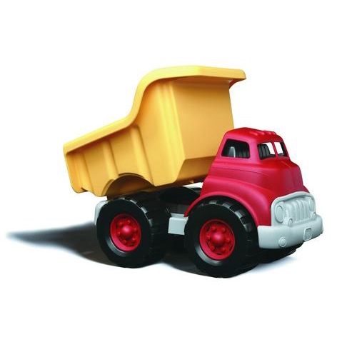 green toy dump truck