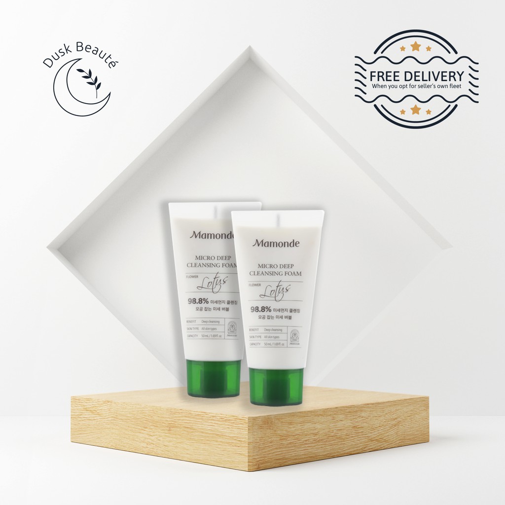 mamonde micro deep cleansing foam