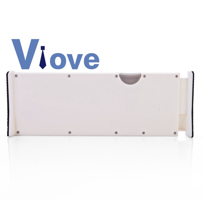 Drawer Dividers White Spring Loaded Expandable Kitchen Bedroom