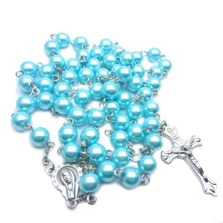 New Fashion Handmade Round Glass Bead Catholic Rosary Quality Bead