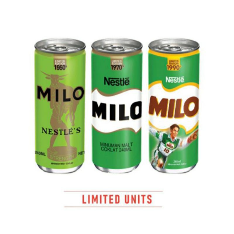 Shop Malaysia Milo Can Vintage Limited Edition Collectible Only Expired Shopee Singapore