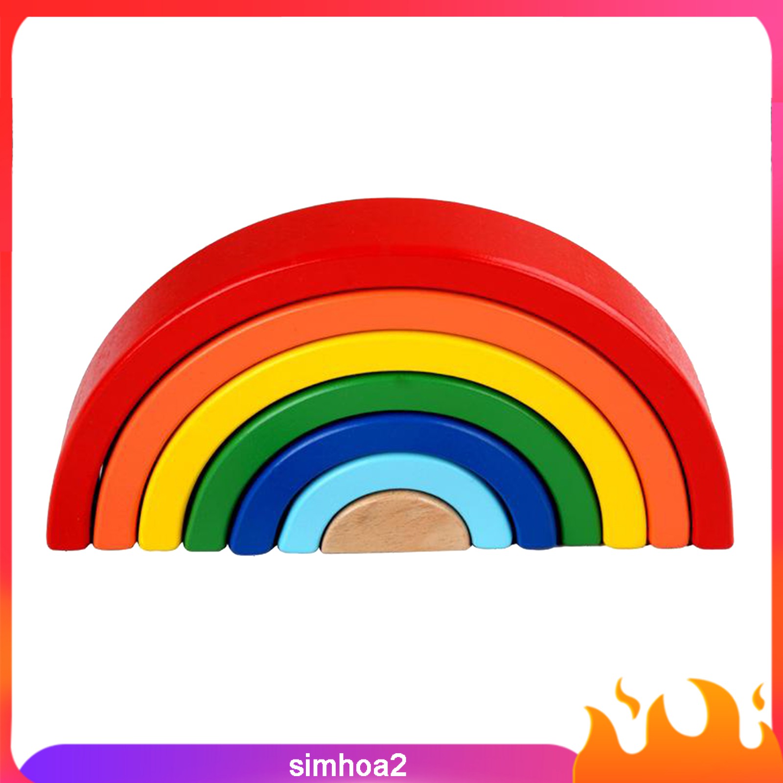 nesting rainbow block set