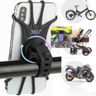 Silicone Bicycle Phone Holder MTB Road Bike Cycling Mobile Phone Mount for Universal Mobile Phone