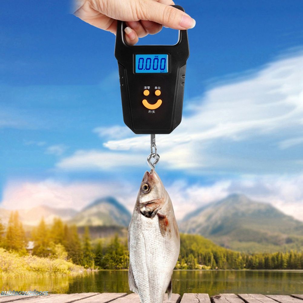 Usb Charging Night Display Fishing Scale 110 Pounds 50 Kg Outdoor Weighing Men S Fishing Gifts Outdoors Shopee Singapore