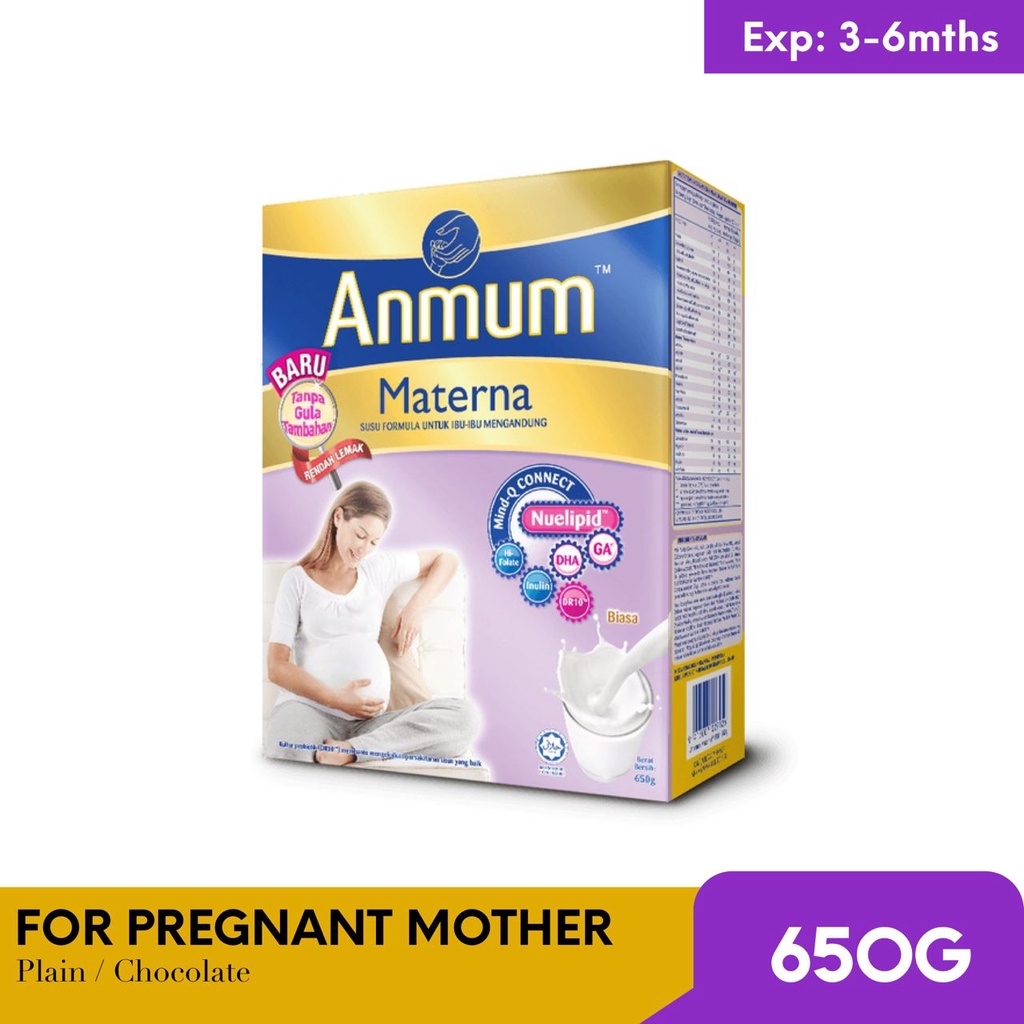 Anmum Materna Pregnant Maternal Milk Powder (Ori/Choc) 650g | Shopee ...