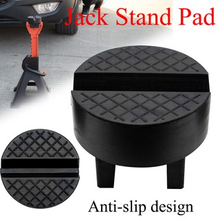Rubber Car Axle Jack Stand Pad Slot Support Floor Lifting Slotted Frame Rail Protector Guard Pinch Weld Protector Rubber Heavy Duty For 2 or 3 Tonne