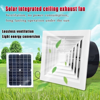 Solar Dc 12v Ceiling Direct Exhaust Fan