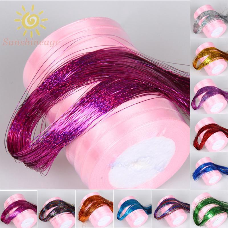 Image of thu nhỏ Lady Synthetic Hair Extensions -Glitter Tinsel Laser Straight Wig Multi-Colours #1