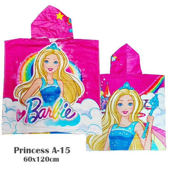 barbie bath towel