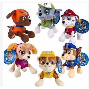 paw patrol plush pup pals set