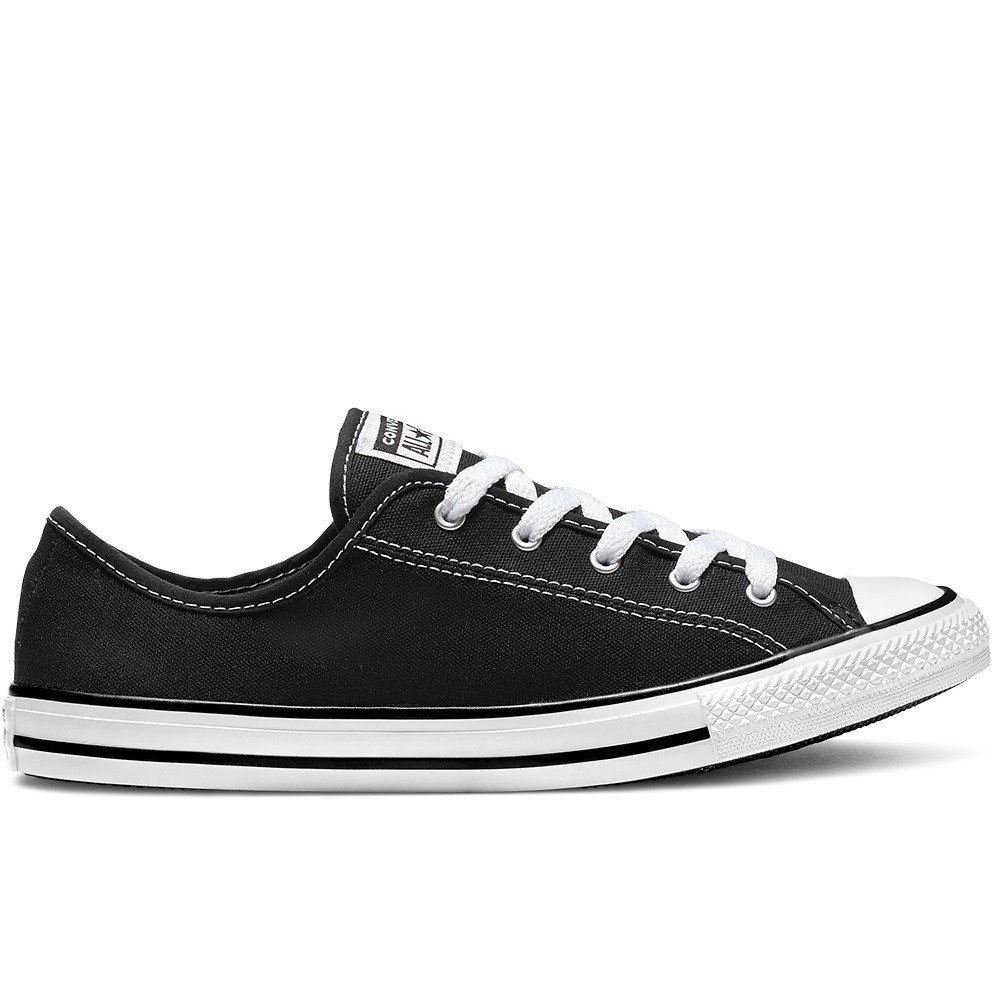 converse all star dainty ox black