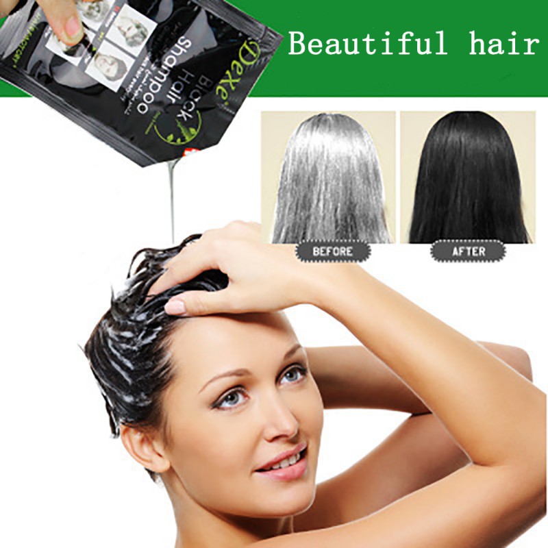 Black Hair Shampoo Natural Plant Black Hair Dye Does Not Damage
